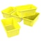 Storex Plastic, Yellow, 5 PK 62418U05C - alternate 1